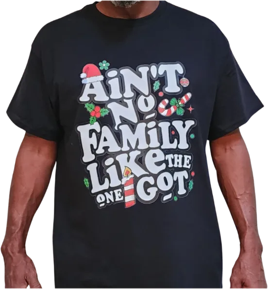Christmas family shirt, front