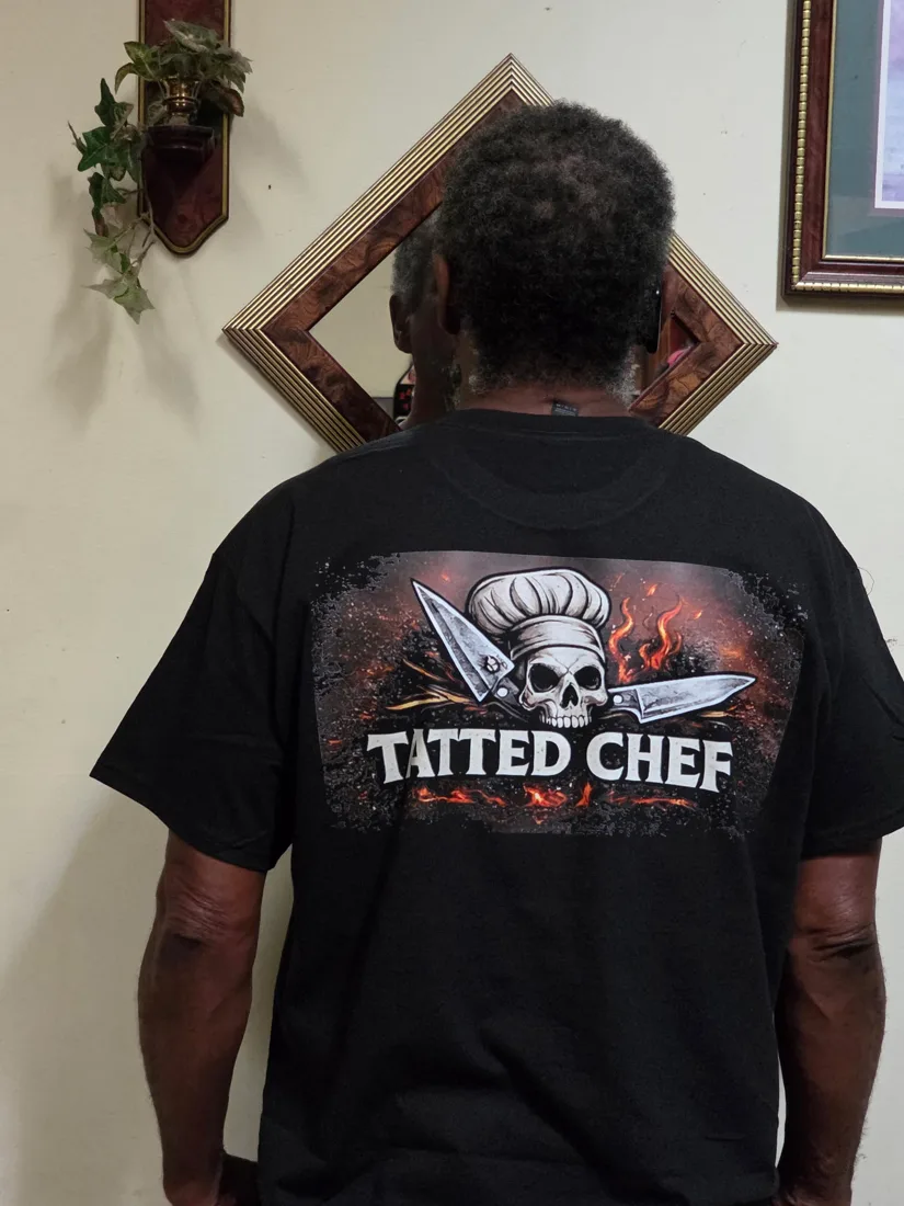 Tatted Chef full back print